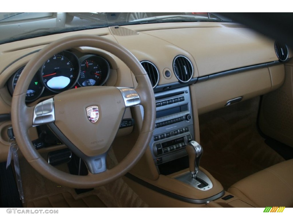 2008 Porsche Cayman Standard Cayman Model Sand Beige Dashboard Photo #50166521
