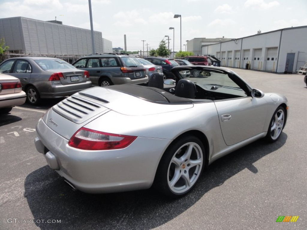 Arctic Silver Metallic 2005 Porsche 911 Carrera Cabriolet Exterior Photo #50166935