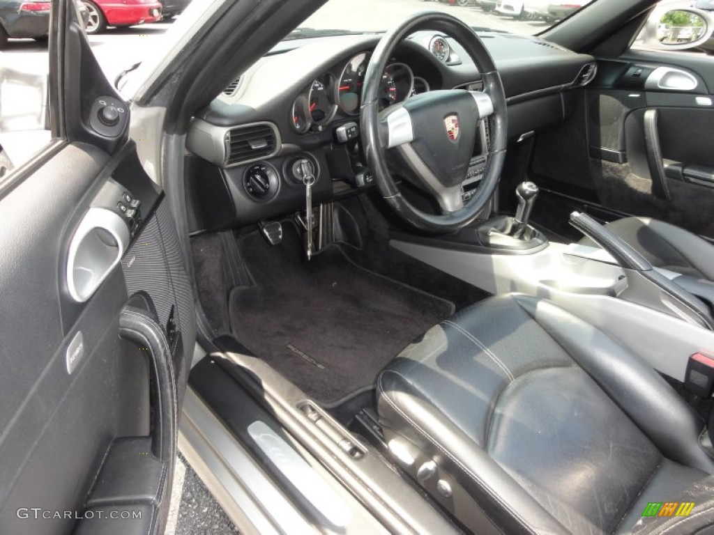 Black Interior 2005 Porsche 911 Carrera Cabriolet Photo #50167013