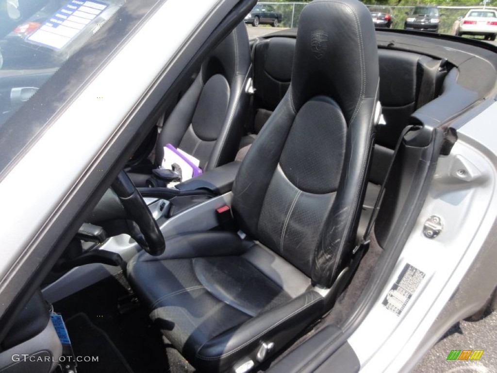 Black Interior 2005 Porsche 911 Carrera Cabriolet Photo #50167070