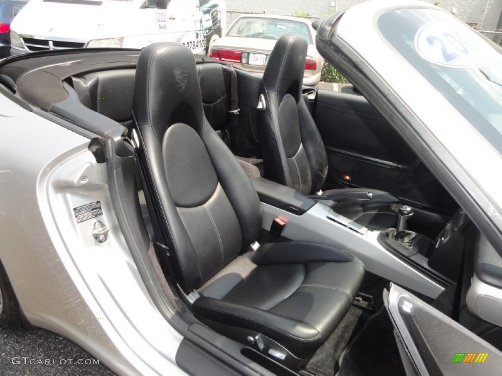 Black Interior 2005 Porsche 911 Carrera Cabriolet Photo #50167136