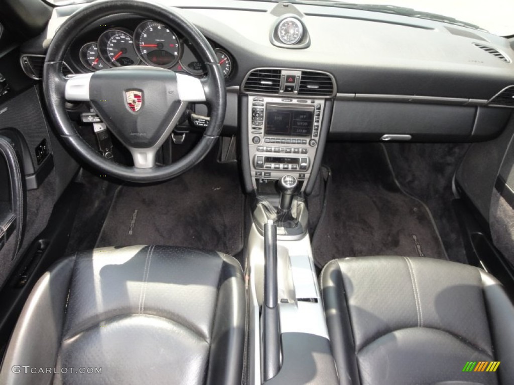 2005 Porsche 911 Carrera Cabriolet Black Dashboard Photo #50167262