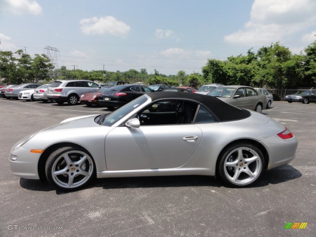 Arctic Silver Metallic 2005 Porsche 911 Carrera Cabriolet Exterior Photo #50167430