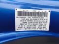 B520P: Vivid Blue Pearl 2005 Honda Civic Si Hatchback Color Code