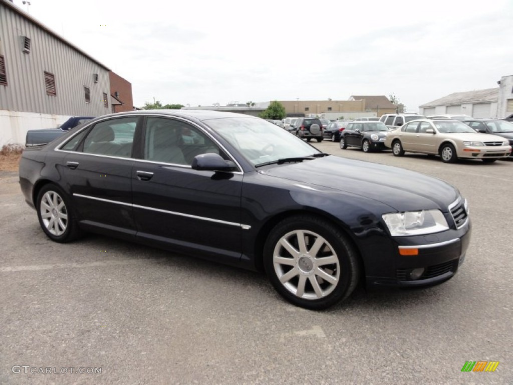 2005 A8 4.2 quattro - Night Blue Pearl / Platinum photo #6
