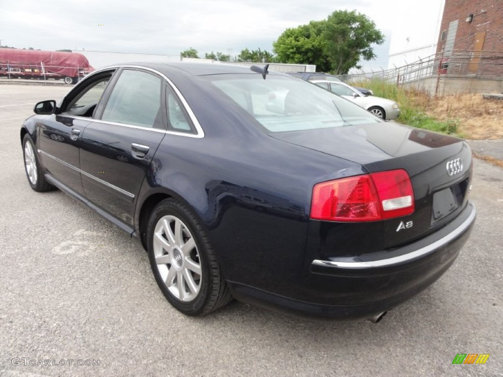 2005 A8 4.2 quattro - Night Blue Pearl / Platinum photo #10