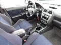 Grey/Blue 2003 Subaru Impreza WRX Sedan Interior Color