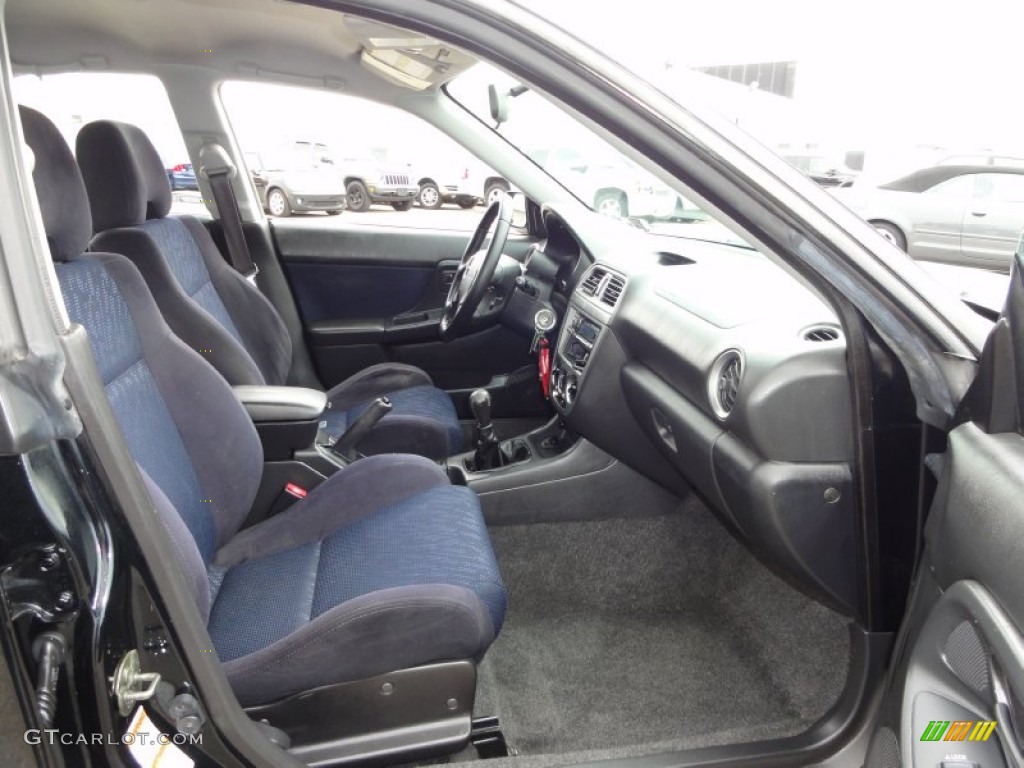 Grey/Blue Interior 2003 Subaru Impreza WRX Sedan Photo #50170121