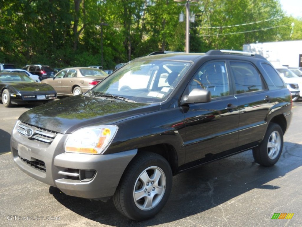 Black Cherry Metallic Kia Sportage