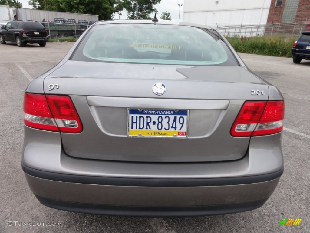 2003 9-3 Linear Sport Sedan - Steel Grey Metallic / Charcoal Grey photo #9
