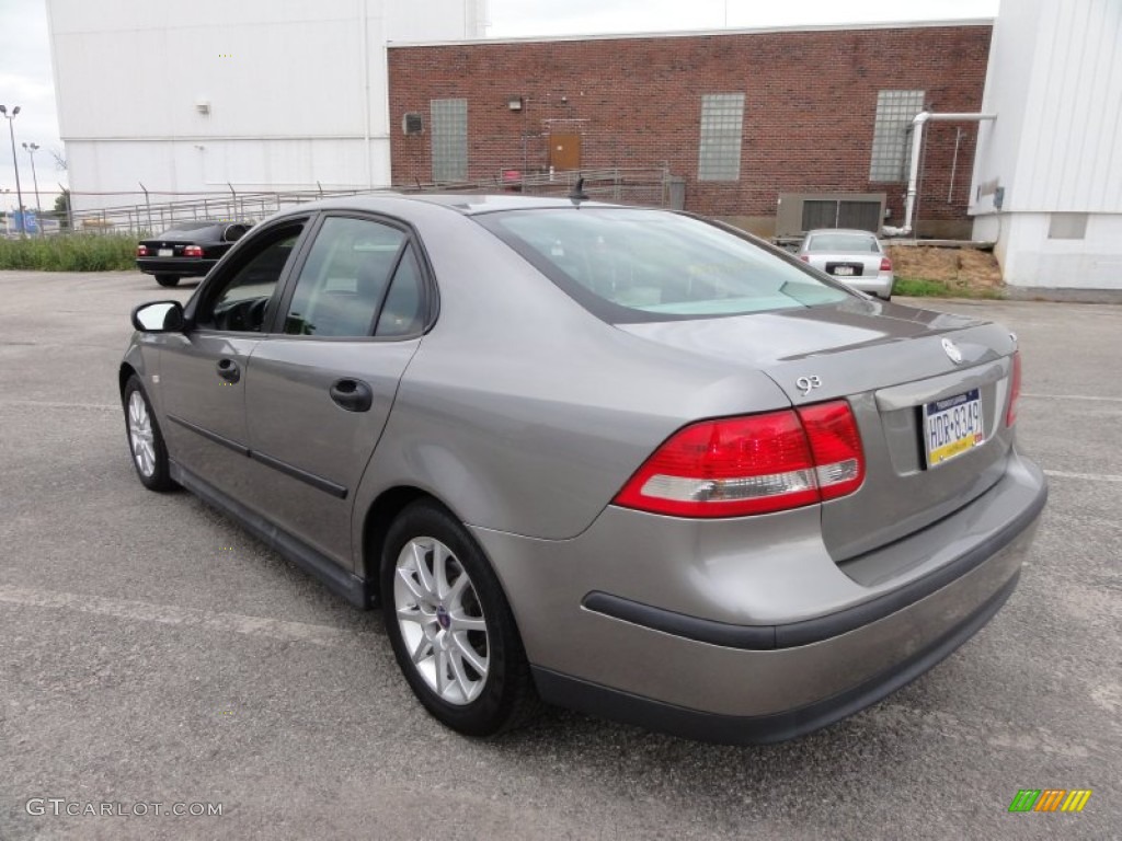 2003 9-3 Linear Sport Sedan - Steel Grey Metallic / Charcoal Grey photo #10
