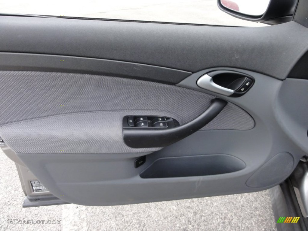 2003 Saab 9-3 Linear Sport Sedan Charcoal Grey Door Panel Photo #50171513