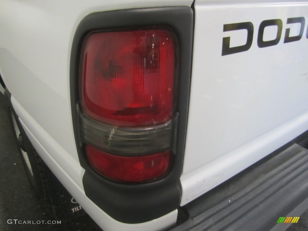 2000 Ram 1500 Regular Cab - Bright White / Agate photo #13