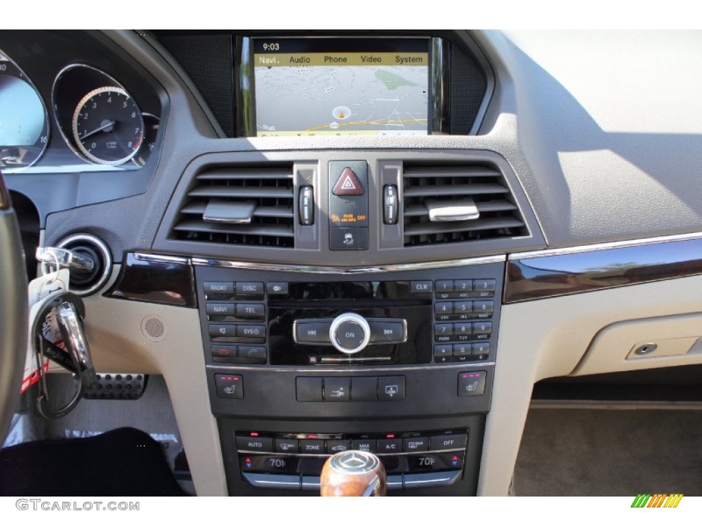 2010 E 350 Coupe - Arctic White / Almond Beige photo #19