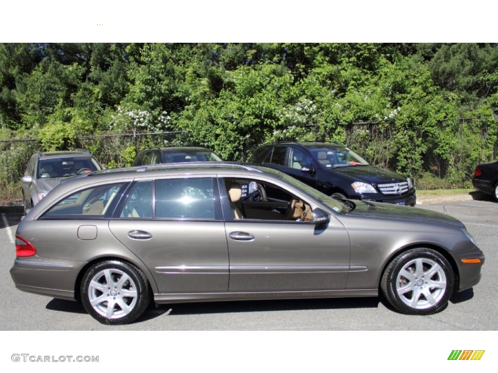 2008 E 350 4Matic Wagon - Indium Grey Metallic / Cashmere photo #6