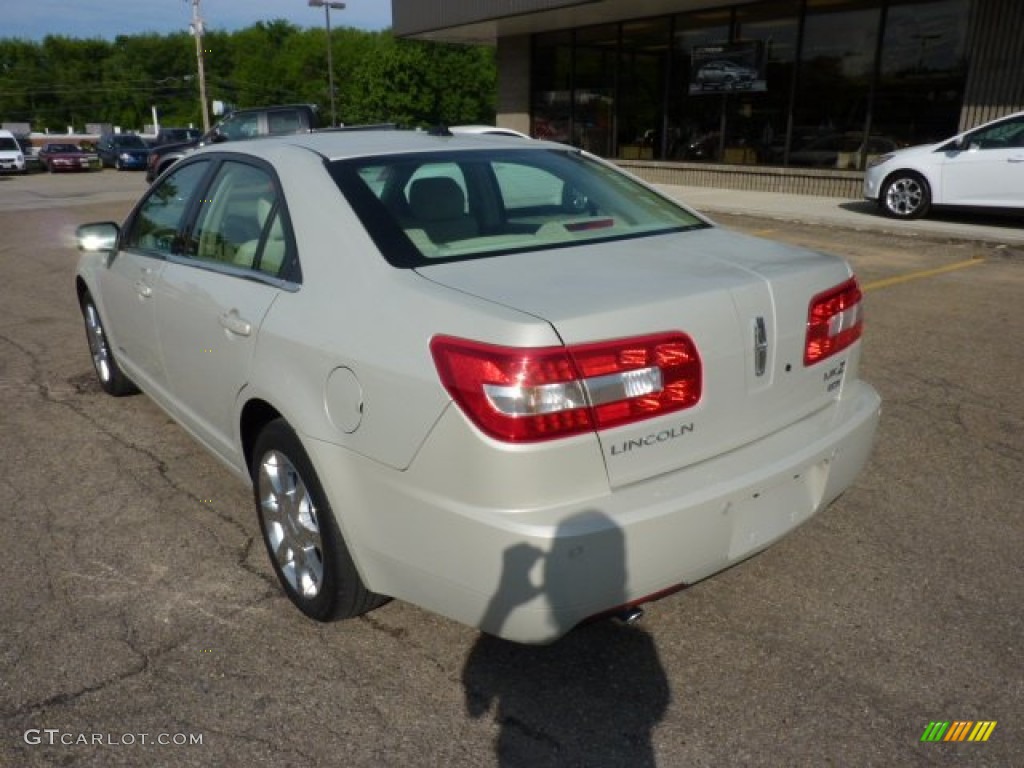 2008 MKZ AWD Sedan - Light Sage Metallic / Sand photo #2