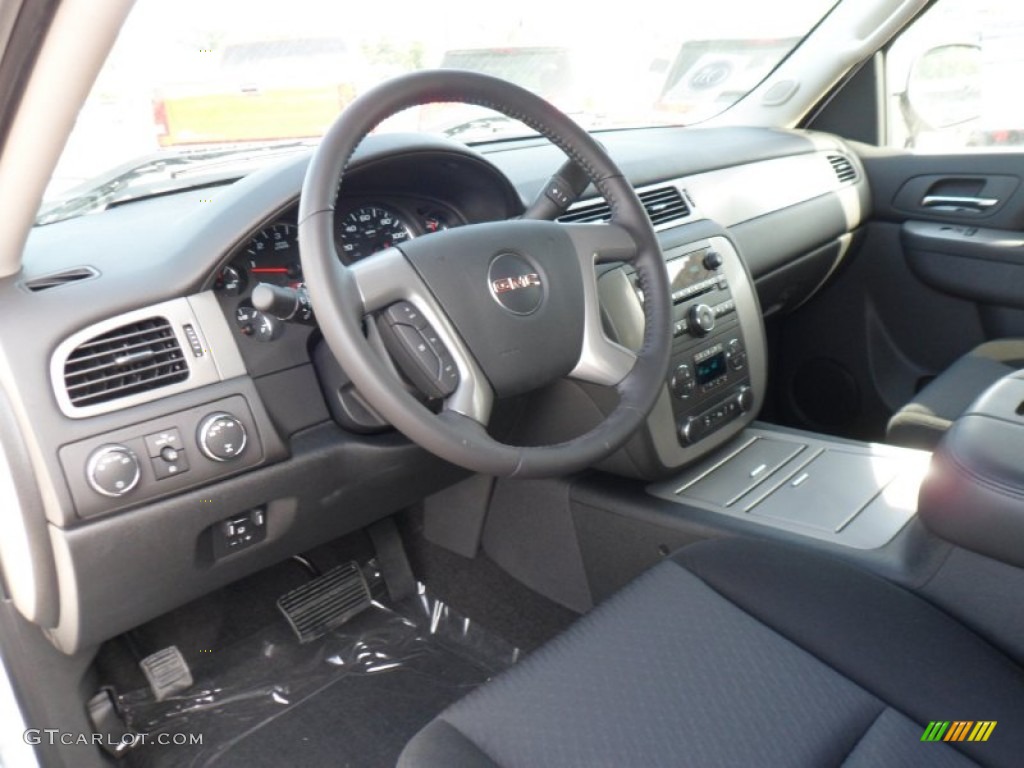 2011 GMC Sierra 1500 SLE Crew Cab 4x4 Ebony Dashboard Photo #50175098