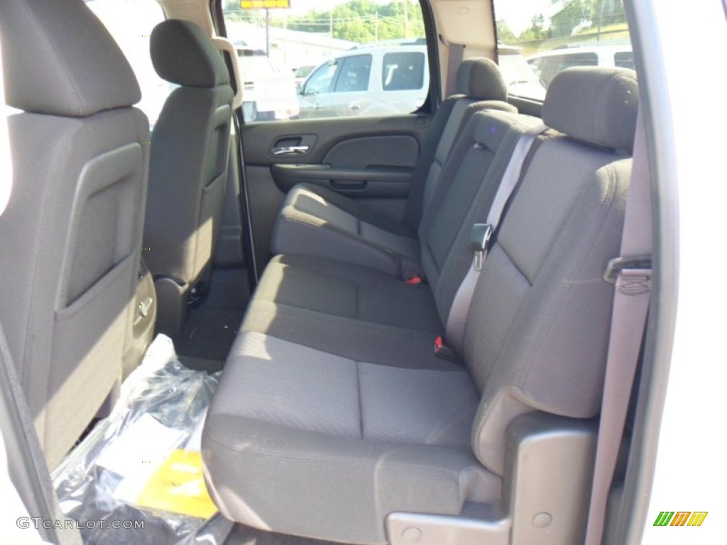 Ebony Interior 2011 GMC Sierra 1500 SLE Crew Cab 4x4 Photo #50175128