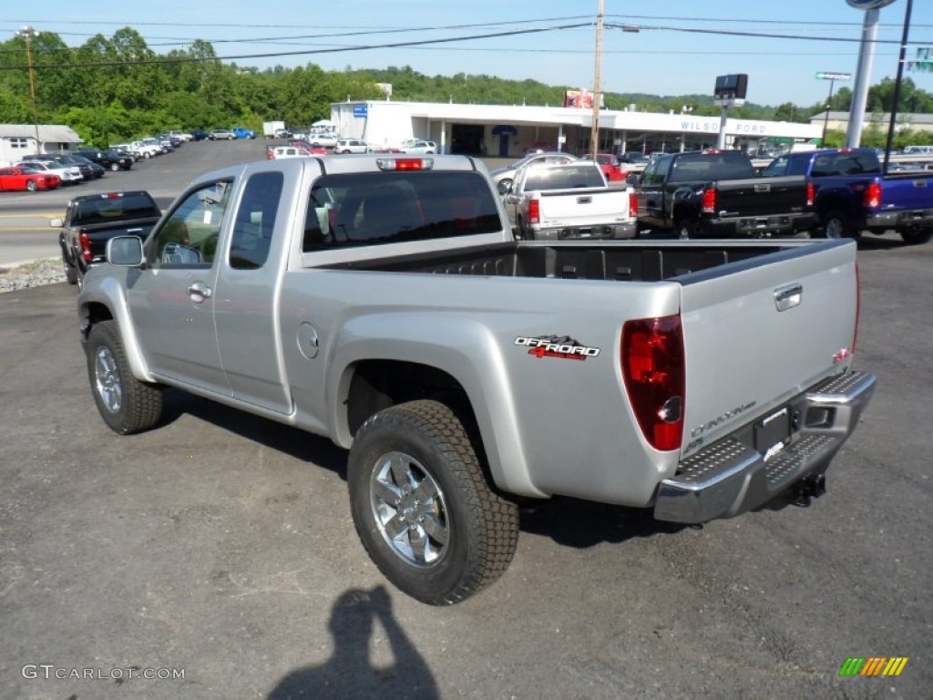 Pure Silver Metallic 2011 GMC Canyon SLE Extended Cab 4x4 Exterior Photo #50175323
