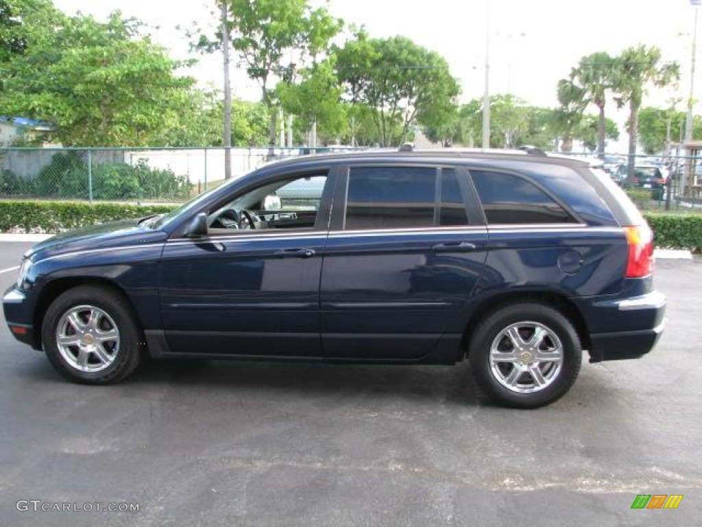 2004 Pacifica AWD - Midnight Blue Pearl / Light Taupe photo #6