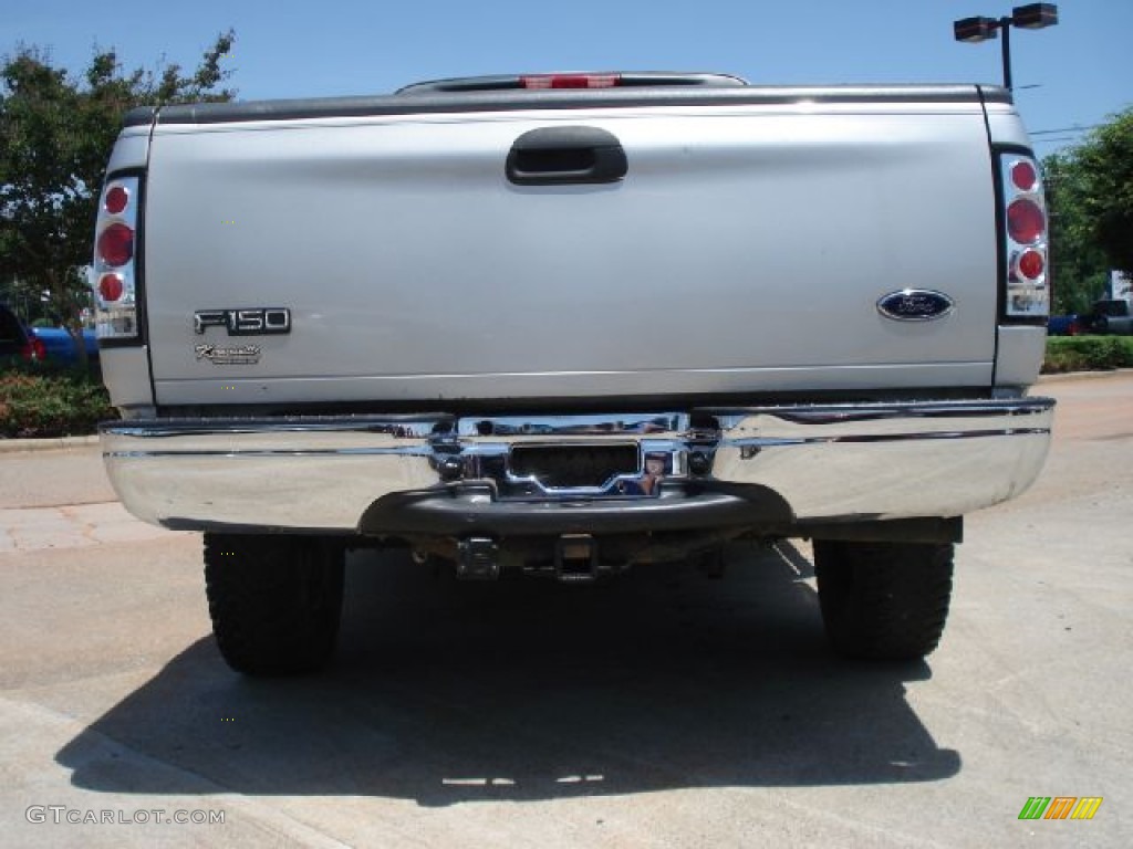 2003 F150 XL Regular Cab 4x4 - Silver Metallic / Medium Graphite Grey photo #4