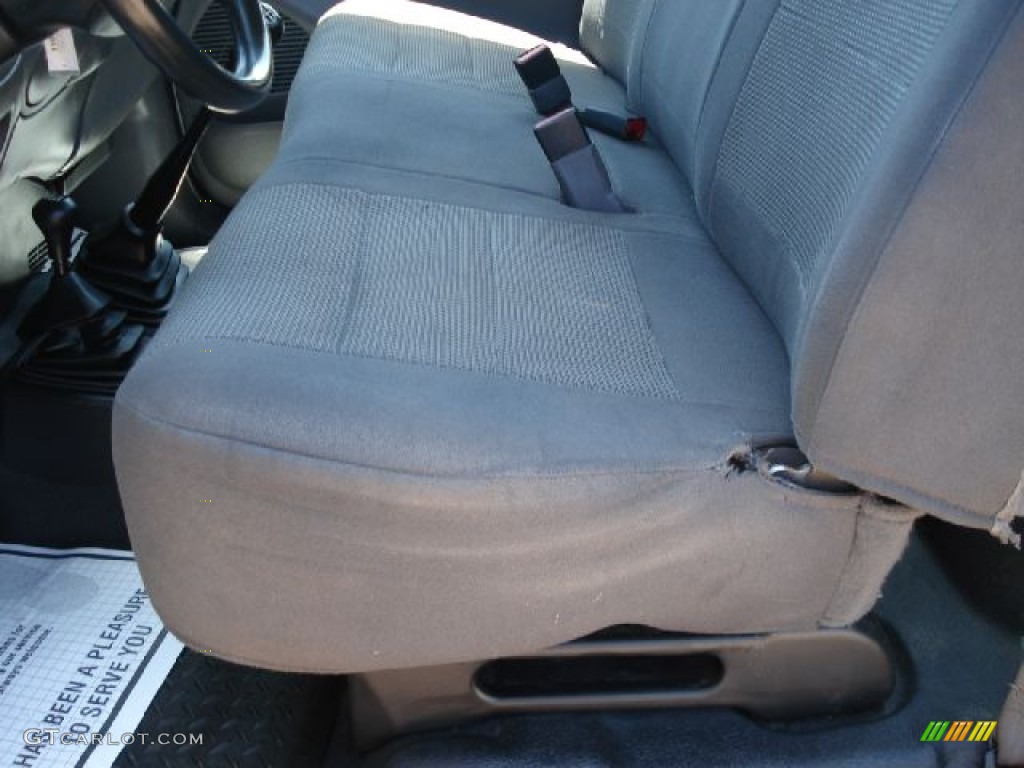2003 F150 XL Regular Cab 4x4 - Silver Metallic / Medium Graphite Grey photo #10