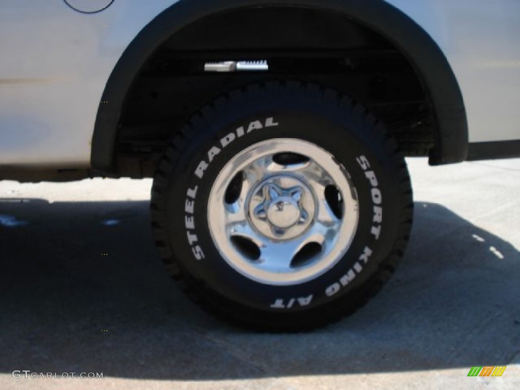 2003 F150 XL Regular Cab 4x4 - Silver Metallic / Medium Graphite Grey photo #23