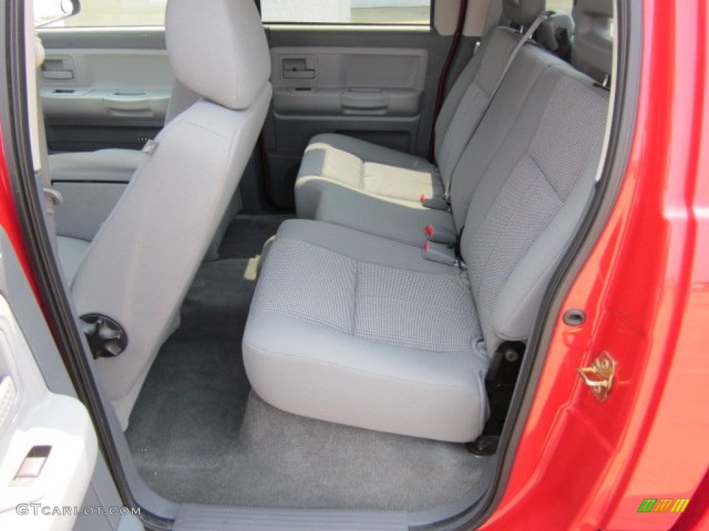 Medium Slate Gray Interior 2007 Dodge Dakota SLT Quad Cab 4x4 Photo #50177189