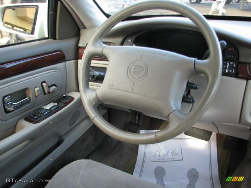 1997 Cadillac DeVille Sedan Shale/Neutral Steering Wheel Photo #50177792