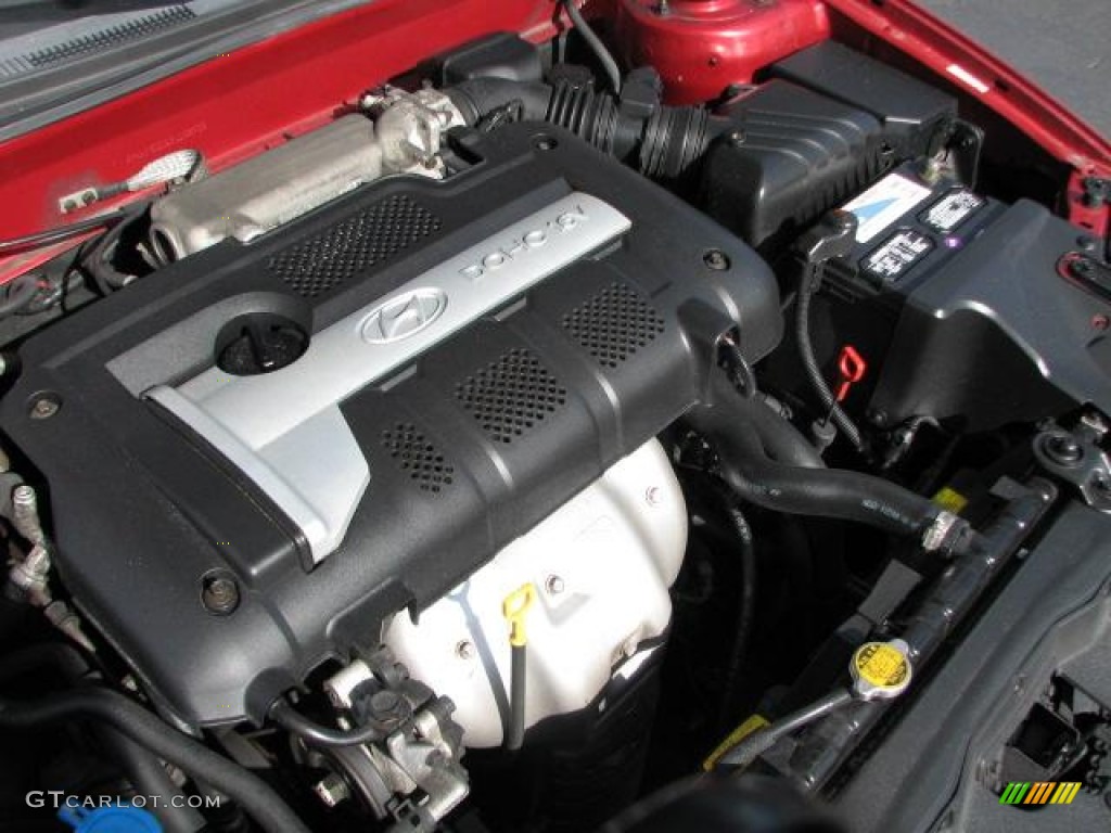 2005 Hyundai Tiburon GS 2.0 Liter DOHC 16-Valve 4 Cylinder ...