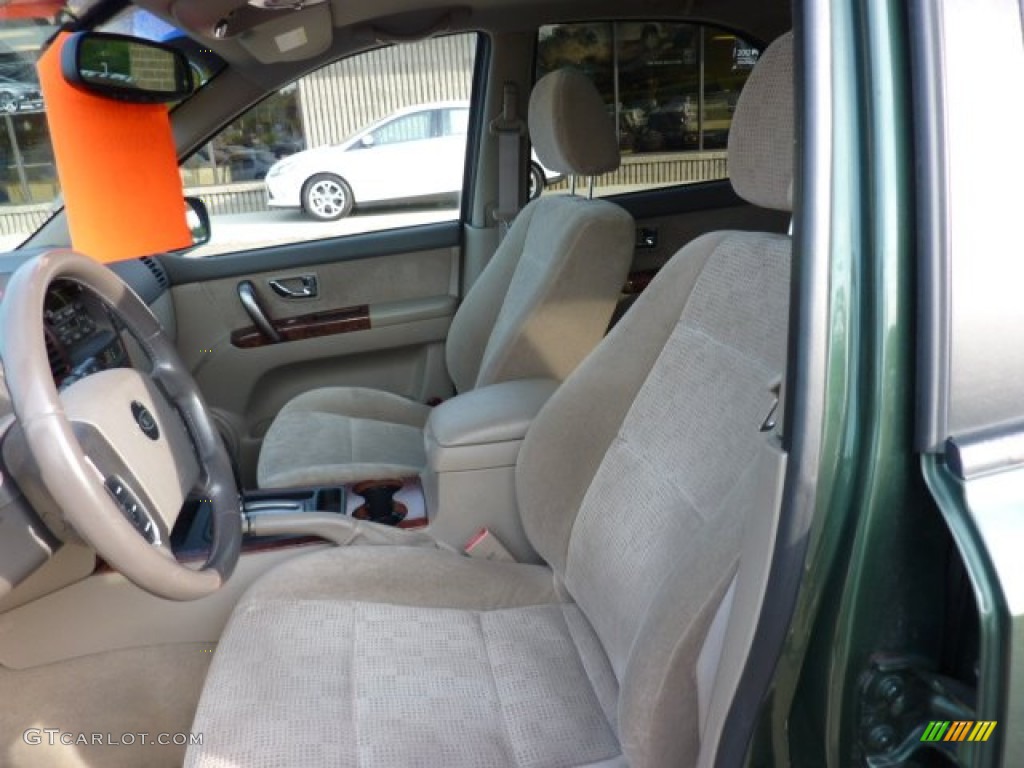 2004 Sorento EX 4WD - Ivy Green Metallic / Beige photo #10