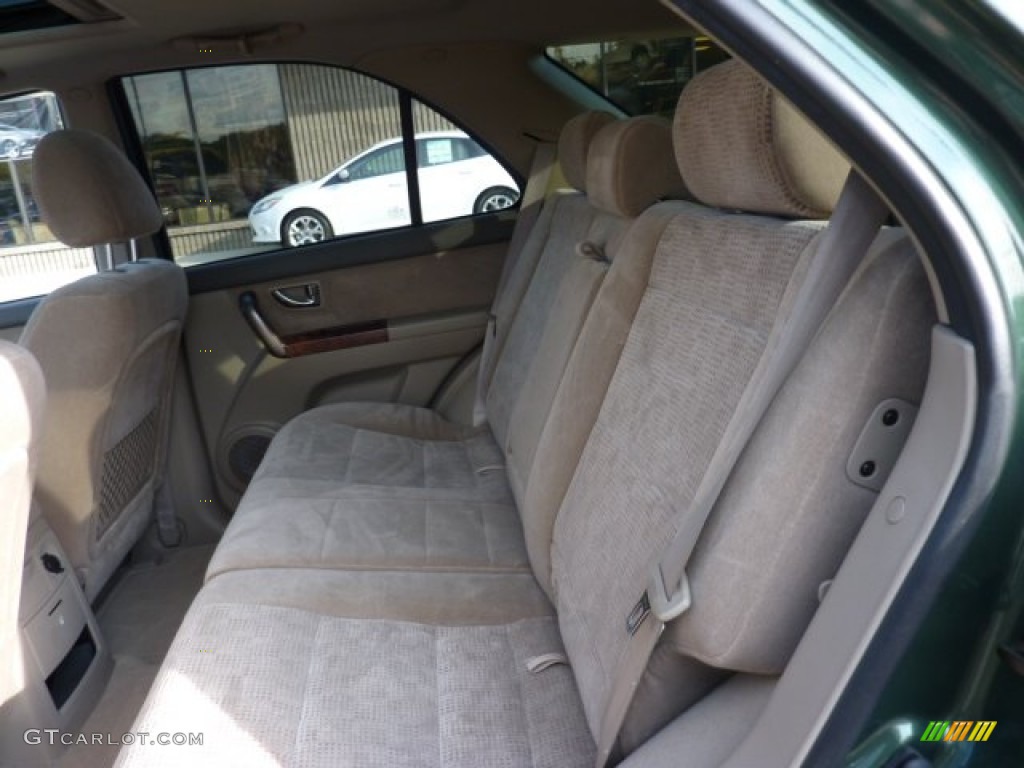 2004 Sorento EX 4WD - Ivy Green Metallic / Beige photo #11