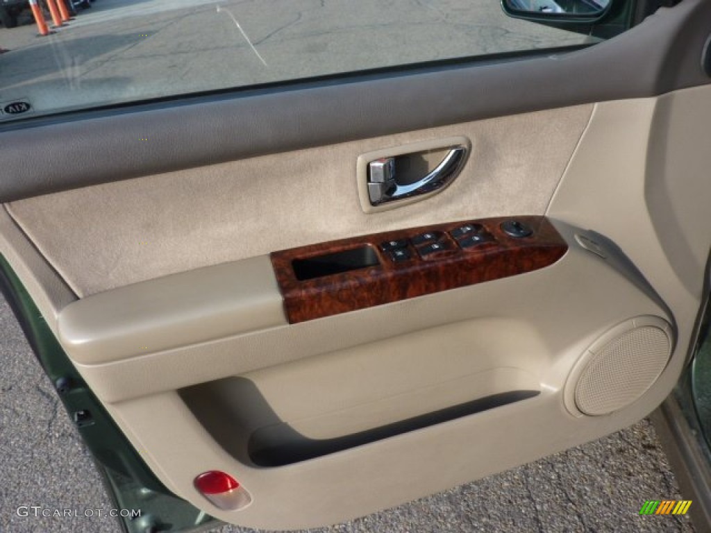 2004 Sorento EX 4WD - Ivy Green Metallic / Beige photo #14
