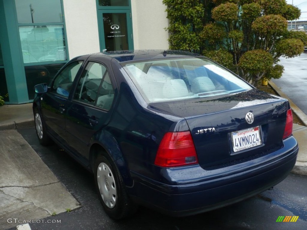 2002 Jetta GLS Sedan - Indigo Blue / Grey photo #3