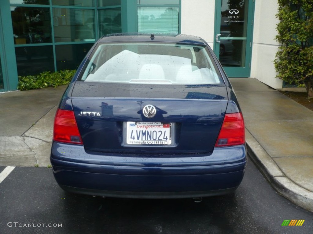 2002 Jetta GLS Sedan - Indigo Blue / Grey photo #4