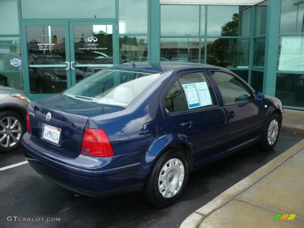 2002 Jetta GLS Sedan - Indigo Blue / Grey photo #5