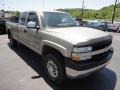 2002 Light Pewter Metallic Chevrolet Silverado 2500 LT Extended Cab 4x4  photo #4