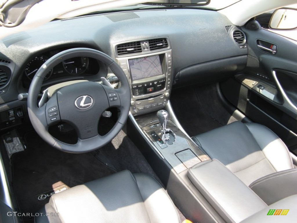 Black Interior 2010 Lexus IS 350C Convertible Photo #50183237