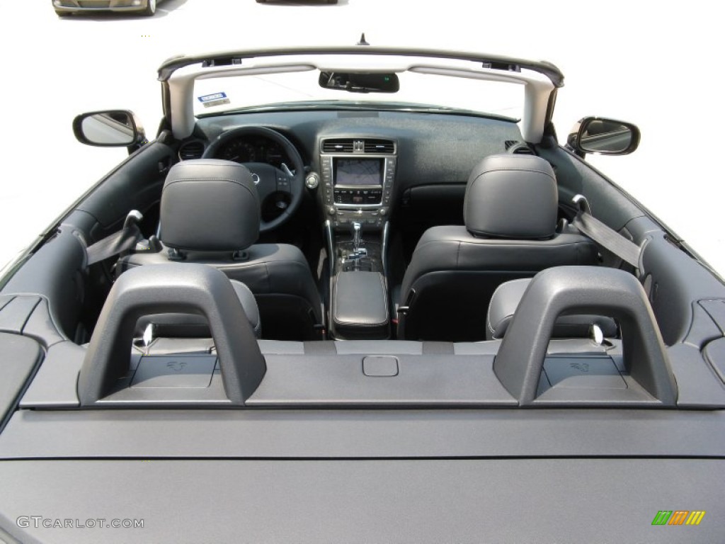 Black Interior 2010 Lexus IS 350C Convertible Photo #50183261