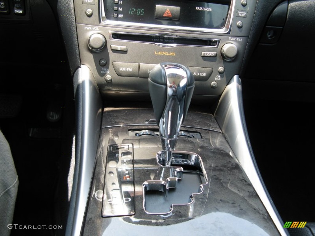2010 Lexus IS 350C Convertible 6 Speed Paddle-Shift Automatic Transmission Photo #50183402