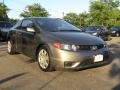 Galaxy Gray Metallic - Civic LX Coupe Photo No. 6