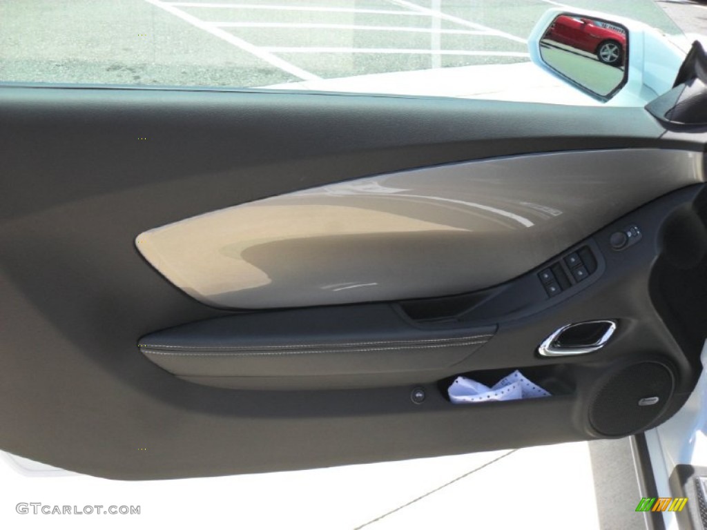2011 Chevrolet Camaro SS/RS Convertible Black Door Panel Photo #50185193