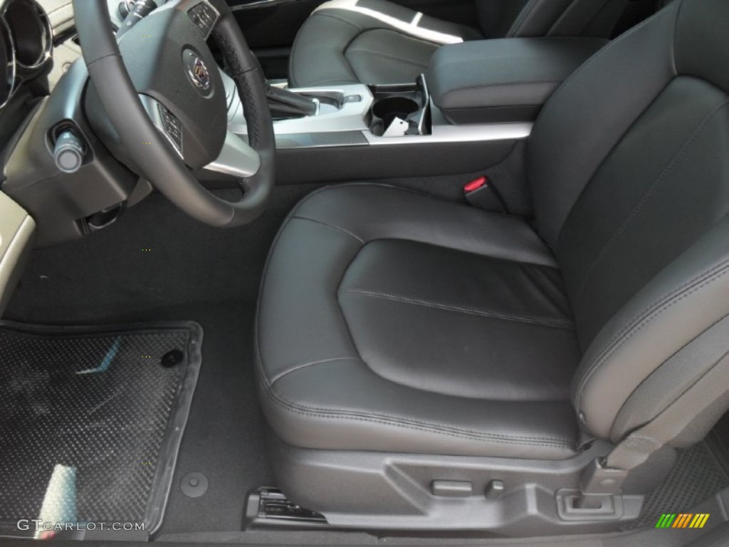 Ebony Interior 2011 Cadillac CTS Coupe Photo #50185346