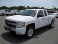 2011 Summit White Chevrolet Silverado 1500 LT Extended Cab 4x4  photo #1