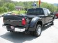 2011 Tuxedo Black Ford F350 Super Duty Lariat Crew Cab 4x4 Dually  photo #6