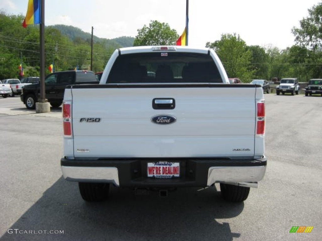 2011 F150 XLT SuperCrew 4x4 - Oxford White / Pale Adobe photo #6