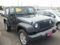 2008 Steel Blue Metallic Jeep Wrangler X 4x4  photo #1