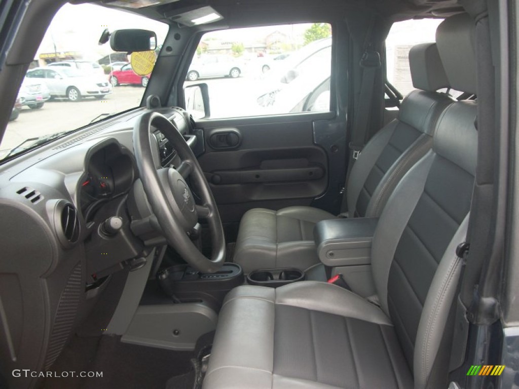 2008 Wrangler X 4x4 - Steel Blue Metallic / Dark Slate Gray/Medium Slate Gray photo #3