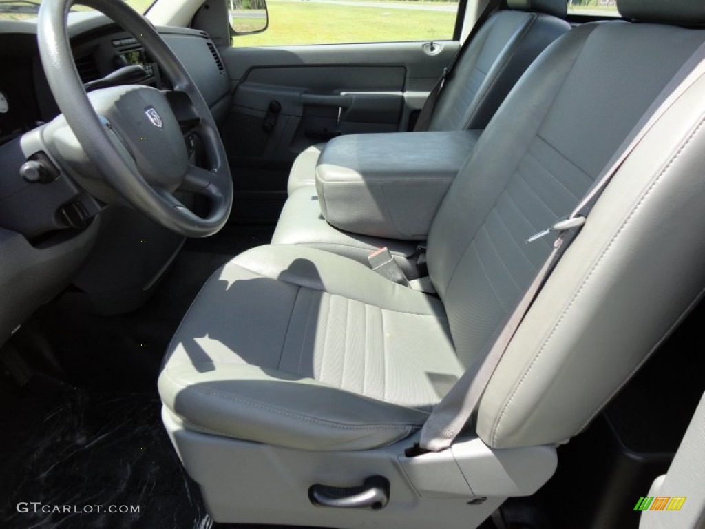 Medium Slate Gray Interior 2007 Dodge Ram 1500 ST Regular Cab Photo #50189124