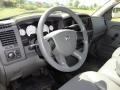 Medium Slate Gray 2007 Dodge Ram 1500 ST Regular Cab Steering Wheel
